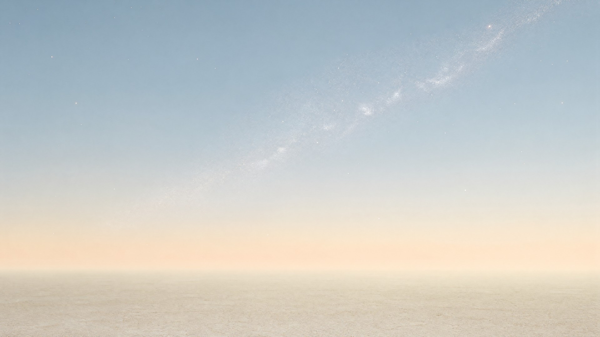 地平線と星空